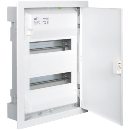 Cuadro electrico empotrable 28 Modulos Solera Metalbox MP28 puerta metalica