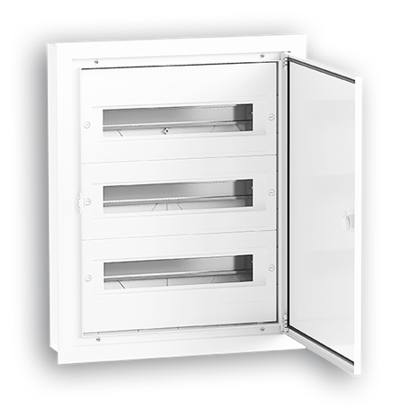 Cuadro electrico empotrable 47Mod Quiterios Safetymax +32826 puerta Opaca