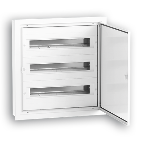 Cuadro electrico empotrable 59Mod Quiterios Safetymax +32834 puerta Opaca