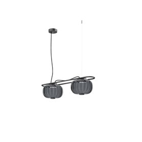 Lampara colgante EXO LIGHTING KRISTA 1028I-L38RCB-02-FG Gris
