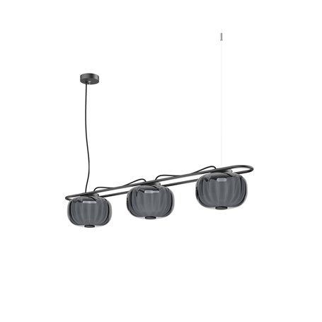 Lampara colgante EXO LIGHTING KRISTA 1028J-L38RCB-02-FG Gris