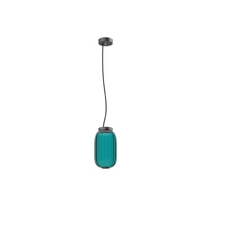 Lampara colgante EXO LIGHTING KRISTA 1028D-L38RCB-02-06 Azul