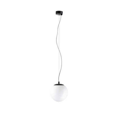 Lampara colgante EXO LIGHTING OXY 984D-G05X1A-02-27 Negro D350 Opal