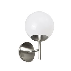 Lampara aplique EXO LIGHTING OXY 984F-G05X1A-32-27 Cromo Opal