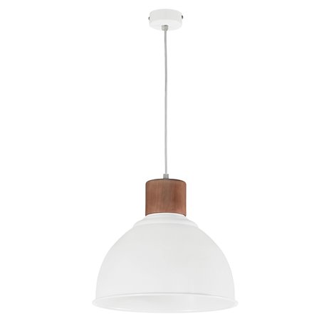 Lampara suspension EXO LIGHTING VALAN 844A-G05X1A-01 Blanco