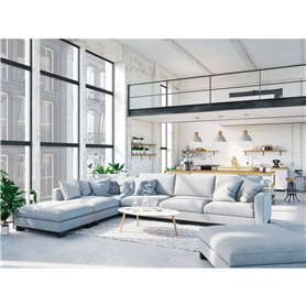 Lampara suspension EXO LIGHTING VALAN 844A-G05X1A-01 Blanco