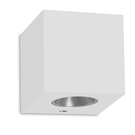 Lampara Led aplique doble EXO LIGHTING BRICK 412B-L01E2B-01 Blanco