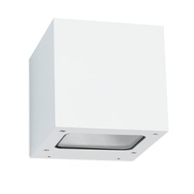 Lampara Led aplique doble EXO LIGHTING BRICK 412B-L01F1B-01 Blanco