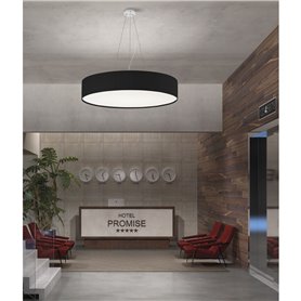 Lampara Led colgante EXO LIGHTING VORADA 908D-L0112B-RB Negro D300