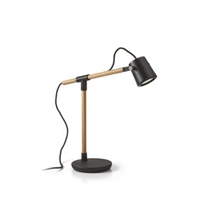 Lampara escritorio EXO LIGHTING BRANCH 1012A-G21X1A-02-51 Negro/Roble