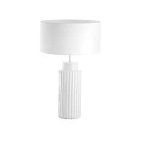 Lampara sobremesa EXO LIGHTING CERAMIC 1033C-G05X1A-01-CA Blanco