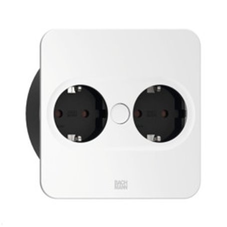 Unidad 2 Bases de enchufe Angular Bachmann Twist2 946.201 Blanco