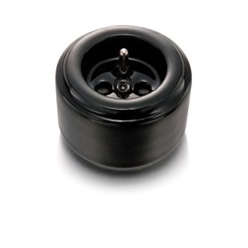 Base de enchufe Frances 2P+TT 16A Porcelana Fontini DO 33208272 Negro