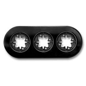 Marco 3 Elementos Porcelana Fontini DO 33803272 Negro