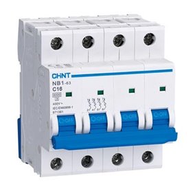 Interruptor Automatico Chint NXB-63-4-63C 4P 63A 6KA