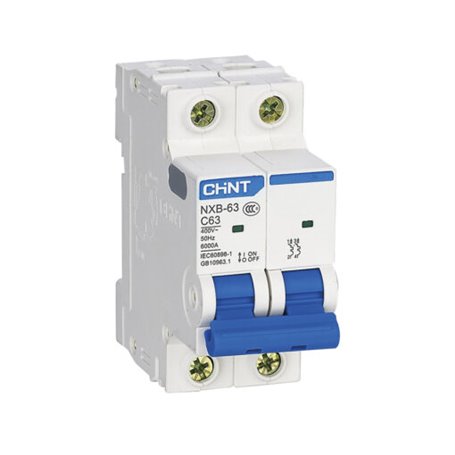 Interruptor Automatico Chint NXB-63-2-63C 2P 63A 6KA