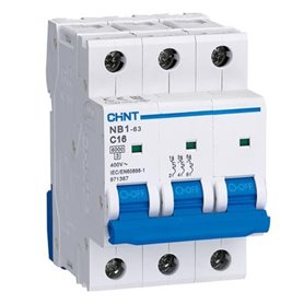 Interruptor Automatico Chint NXB-63-3-63C 3P 63A 6KA
