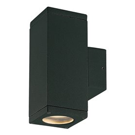 Aplique up-down CUB GU10 2x4,5W DOPO 555D-G21X1A-02 Negro