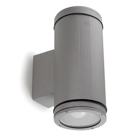 Aplique up-down TRAMUNTANA E27 2x20W DOPO 323A-G05X1A-03 Gris