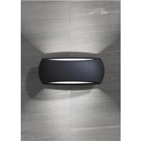 Aplique Led CALM 6W 800Lm 2700K DOPO 646A-G05X1A-02 Negro