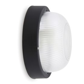 Aplique FAR E27 12W DOPO 107B-G05X1A-02 Negro