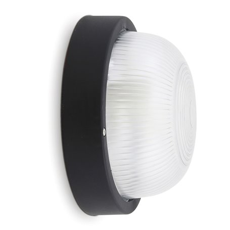 Aplique FAR E27 12W DOPO 107B-G05X1A-02 Negro