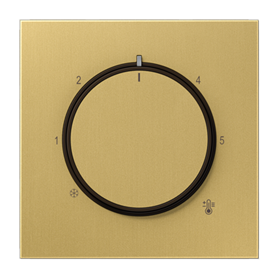 Placa central para termostatos serie LS990 JUNG ME1749C Laton classic