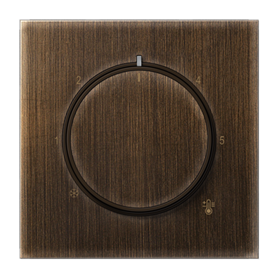 Placa central para termostatos serie LS990 JUNG ME1749AT Laton antik