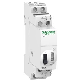 Contactor modular TLI 1P 16A 230VCA 110VCC Schneider A9C30815
