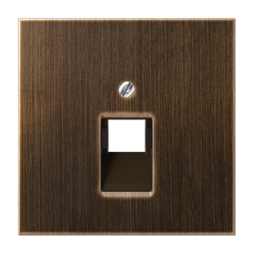 Placa central telefonica serie LS990 JUNG ME2969-1UAAT Laton antik