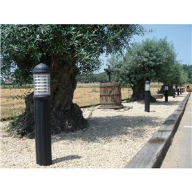 Baliza SAURO E27 30W DOPO 272C-G05X1A-02 Negro H1100