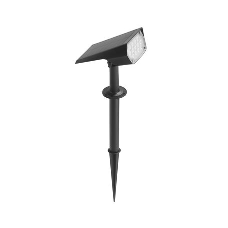 Proyector piqueta SOLAR Led LUMBER 2W 160Lm 3000K DOPO 1043A-L4103K-02 Negro
