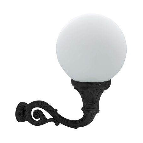Aplique Vintage INDURA GLOBO E27 70W DOPO 057B-G05X1A-02 Negro