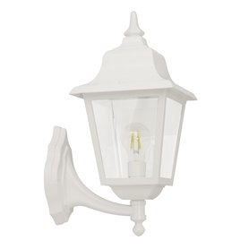 Aplique Vintage ROB E27 42W DOPO 264C-G05X1A-01 Blanco/Cristal matizado