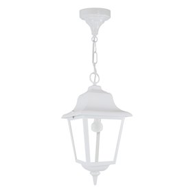 Colgante Vintage ROB E27 42W DOPO 264B-G05X1A-01 Blanco/Cristal transparente