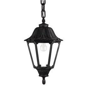 Colgante Vintage INDURA BIG 6 E27 42W DOPO 144G-G05X1A-02 Negro