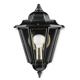 Aplique Vintage ELITE 6 E27 42W DOPO 096D-G05X1A-02 Negro/Cristal mate