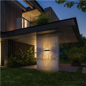 Aplique Led STONE 10W 2x475Lm 3000K CRISTHER 965C-L3112A-NN Hormigon Natural
