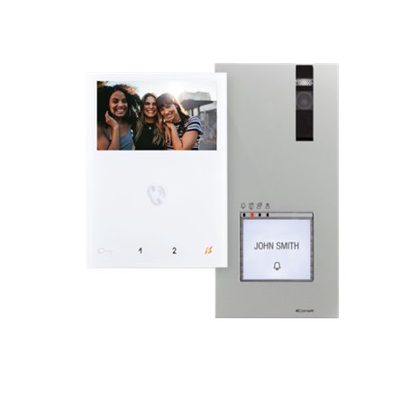 Kit Videoportero 2 hilos Comelit Quadra y Mini Handsfree S2 8461V