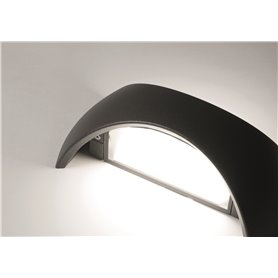 Aplique Led HERA 12W 2x990Lm 3000K CRISTHER 931A-L3117B-04 Antracita