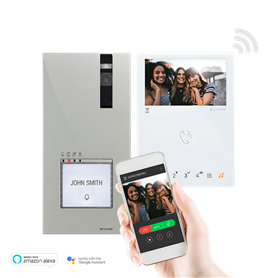 Kit Videoportero 2 hilos Comelit Quadra y Mini HF WI-FI 8451V