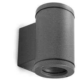 Aplique SETH GU10 50W CRISTHER 399E-G21X1A-04 Antracita