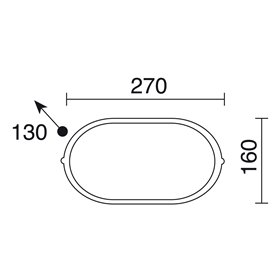 Aplique Led IVER 13W 1790Lm 3000K CRISTHER 158A-L0113B-02 Negro