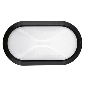 Aplique PLAFF E27 42W CRISTHER 240B-G05X1A-02 Negro L270