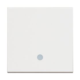 Interruptor ancho iluminable Bticino RW4001M2L Classia 2 modulos Blanco