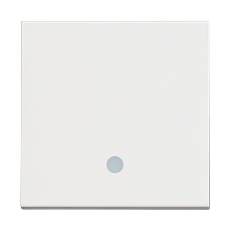 Interruptor ancho iluminable Bticino RW4001M2L Classia 2 modulos Blanco