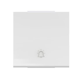 Pulsador campana ancho Bticino RW4042M2 Classia 2 modulos Blanco