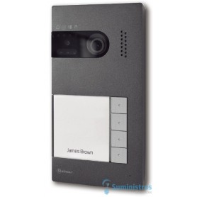 Placa de videoportero Golmar 12225404 4 pulsadores Soul/4