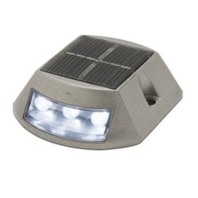 Superficie Solar INTI 3+3 Led blanco fijo CRISTHER 152D-L02X1K-03 Gris