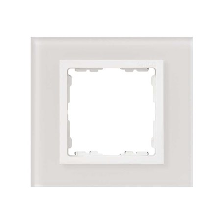 Marco 1 elemento SIMON 82 Nature 82617-30 Cristal Blanco